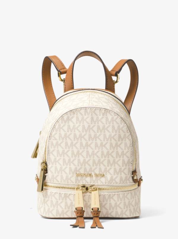 Damske Batohy Michael Kors Rhea Mini Logo Biele Žlté - Kabelky Michael Kors Nejlevnejsi | GIUVH-5321